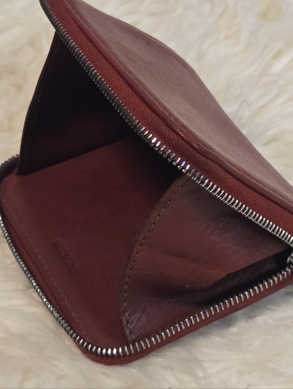 Coach Vintage  Red Leather Wallet